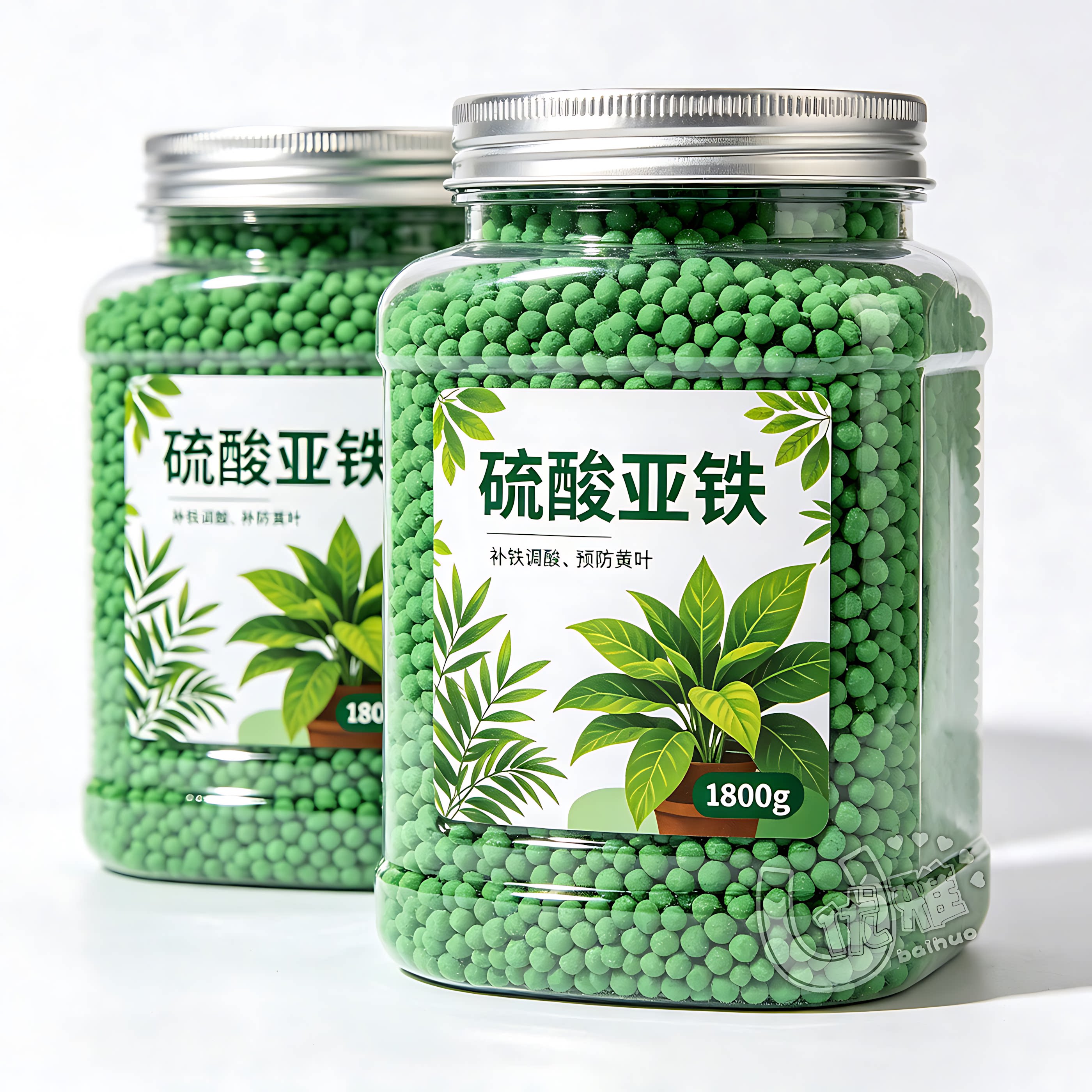 硫酸亚铁肥料花卉专用酸性植物花肥水溶肥栀子花果树绿叶防治黄叶