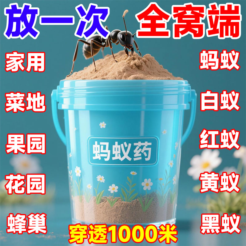 蚂蚁药家用室内厨房全窝端灭蚁清神器杀蚂蚁饵剂灭黑红黄蚂蚁户外