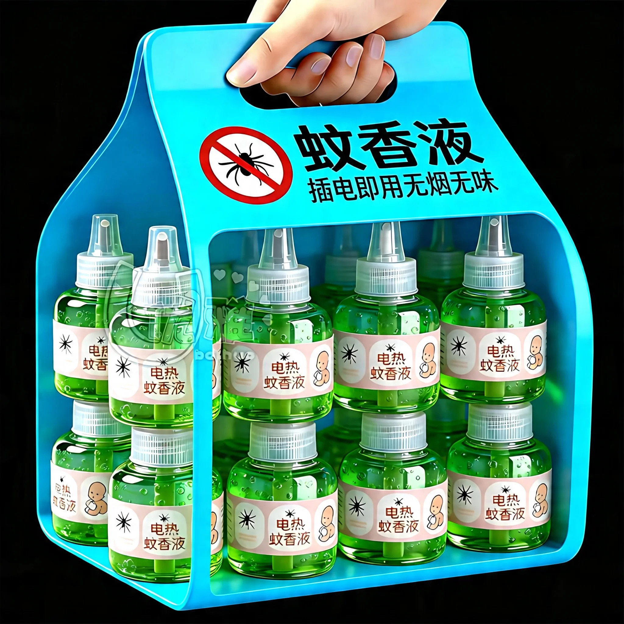 电热蚊香液驱蚊液补充液无味无烟省点专用家用室内插电式电蚊香器