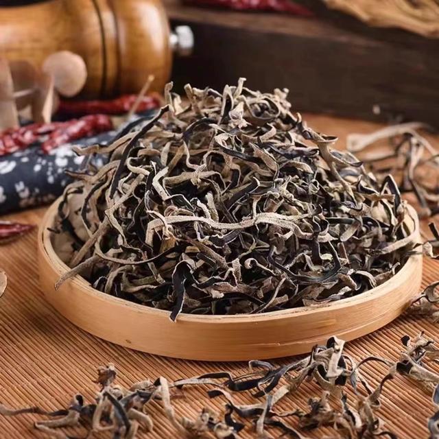 【春夏美味】头茬净重500g白背头茬木耳丝干货免切包邮无根天然