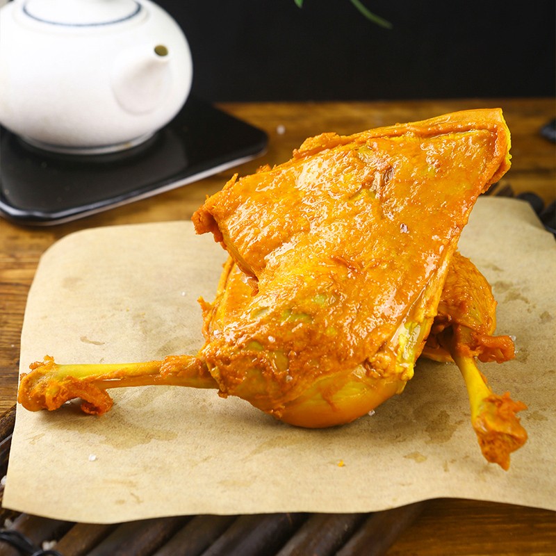 140g盐焗味大鸭腿麻辣大腿酱开袋即食卤味夜宵充饥肉熟食小吃零食