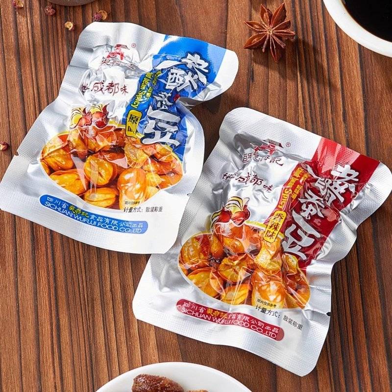 吴府记老醋蚕豆458g醋味蚕豆香酥蚕豆兰花豆炒货成都特产零食小吃