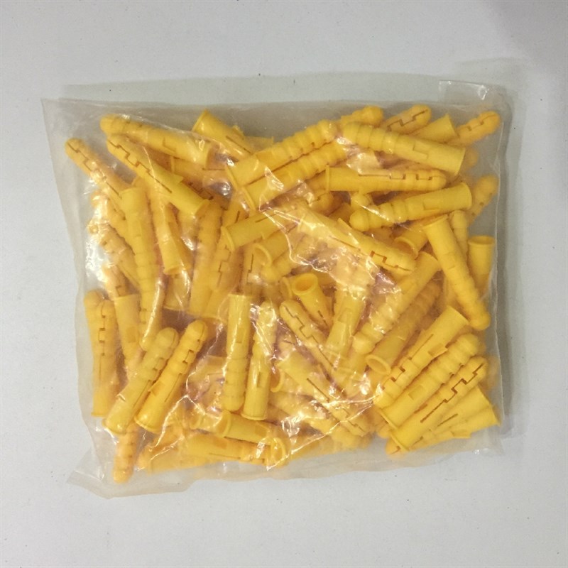 小黄鱼尼龙塑料膨胀管膨胀螺栓膨胀螺丝管涨塞加长锚栓6mmX8mm10m