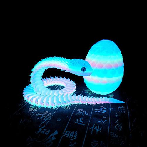 打印夜光龙水晶龙关节可活动