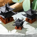 3D打印中式 古建筑模型造景摆件假山吸水石水陆缸微景观盆景