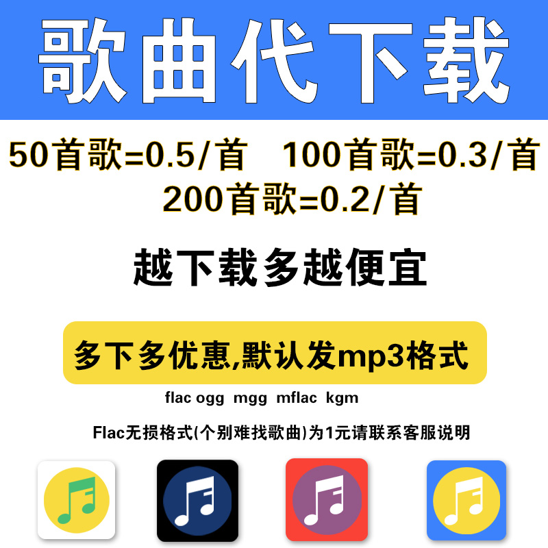 付费歌曲人工下载找歌MP3代下载歌曲高品质FLAC车载DJ音乐下载 乐器/吉他/钢琴/配件 软音源 原图主图