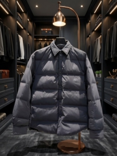 羽绒服男2025年冬季轻薄款白鸭绒宽松男冬装外套潮牌