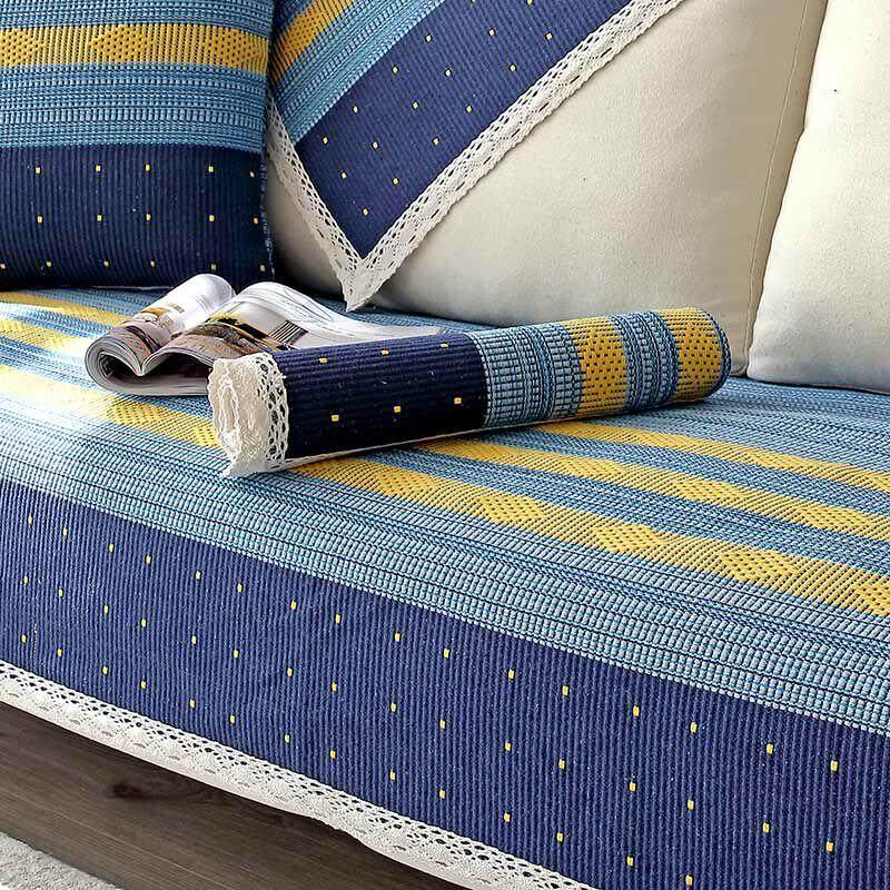 棉麻沙发垫四季简约现代通用坐垫粗布防滑亚麻布艺实木套巾罩盖布