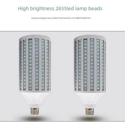 工厂销售Led玉米灯泡220V螺丝E27家庭商店车间超亮护眼灯泡220V节