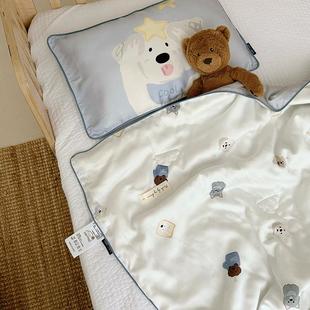 A类60兰精天丝儿童夏被空调被 单人双人夏凉被幼儿园水洗凉感被子