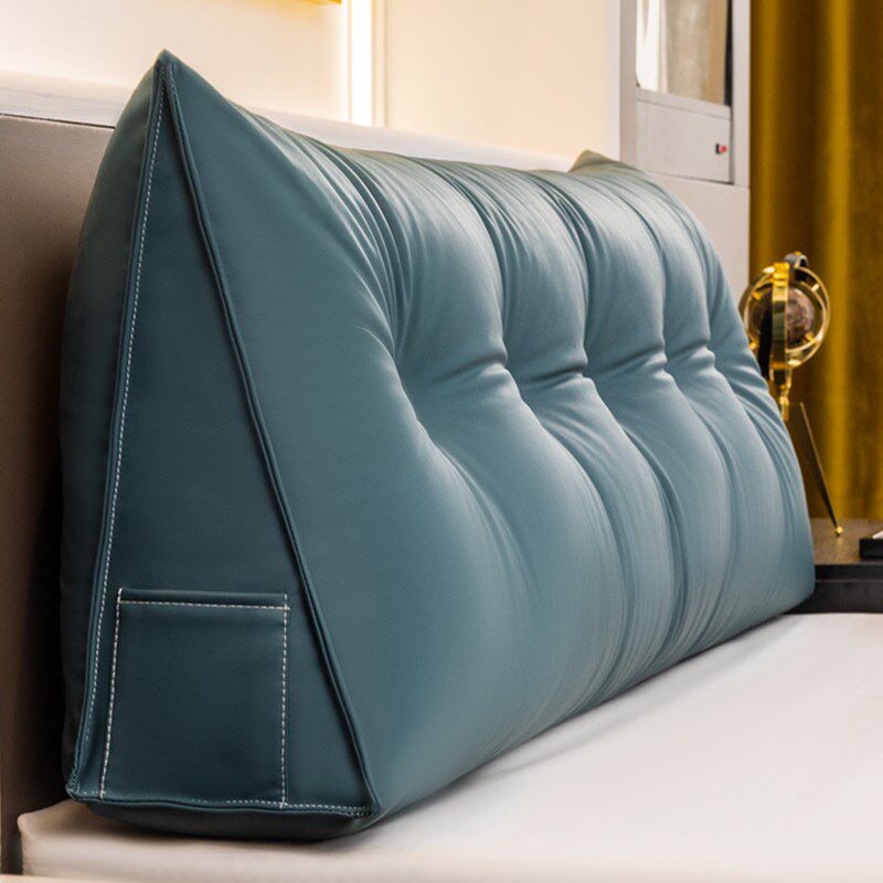 轻奢三角床头靠垫防水榻榻米软包靠背卧室沙发飘窗床上靠枕高端