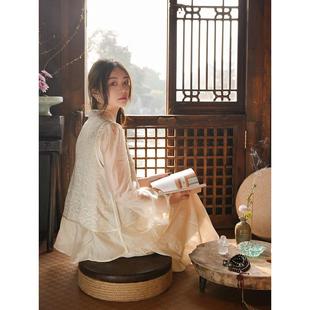 麻绳蒲团坐垫茶艺中式 圆形坐墩榻榻米地上实木复古禅意坐凳 日式