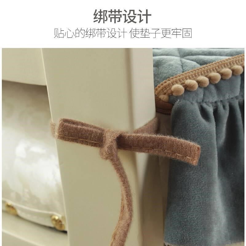 毛绒防滑四季凳子垫简约欧式餐桌椅垫坐垫加厚家用屁垫椅子垫座垫