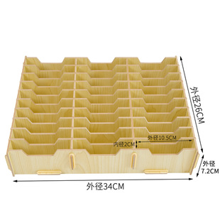 卡片盒子收纳盒放卡的架子酒店房卡整理盒名片分类整理桌面收纳架