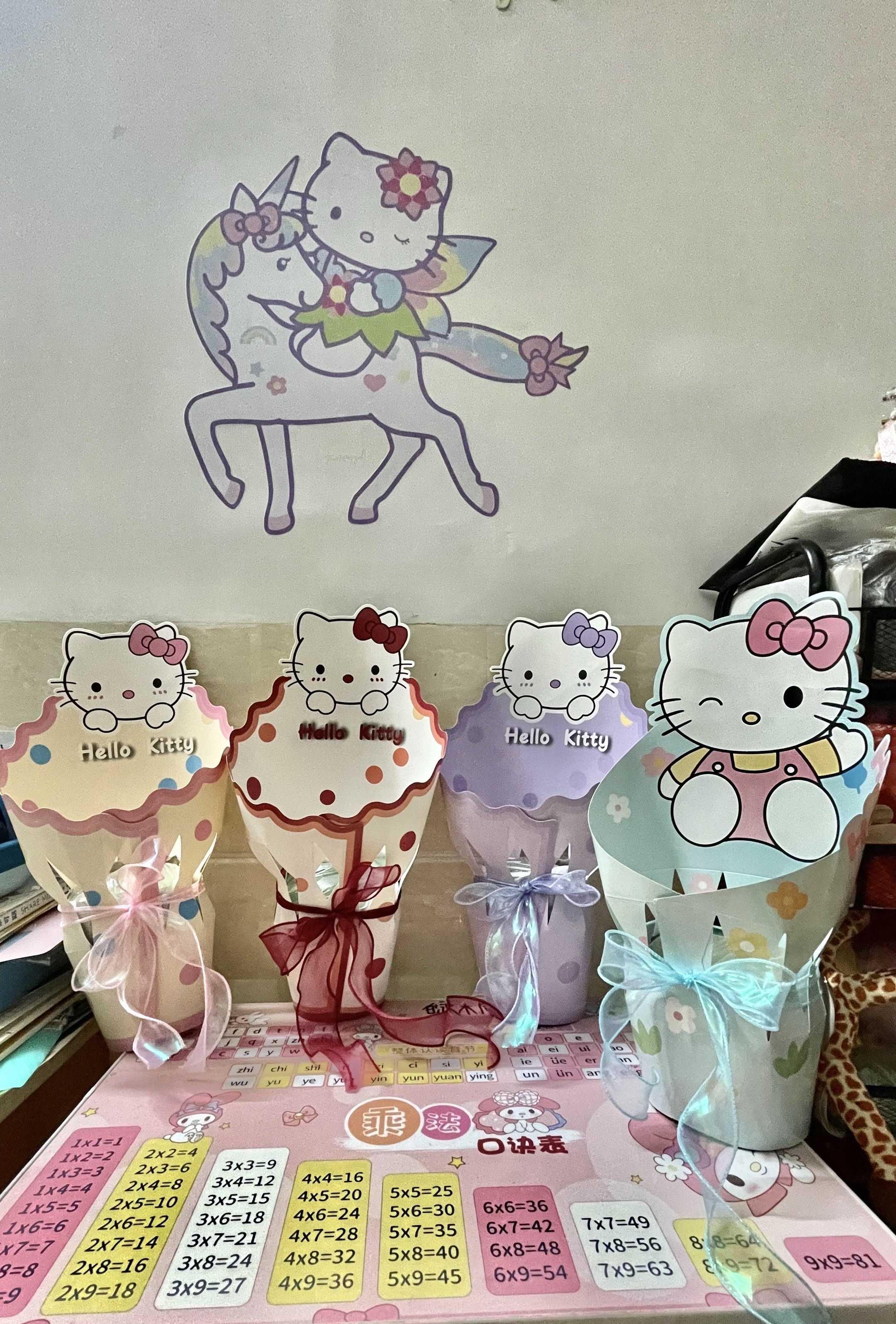 成品迷你款小花束花壳可插零食鲜花糖果小惊喜礼物儿童生日花束