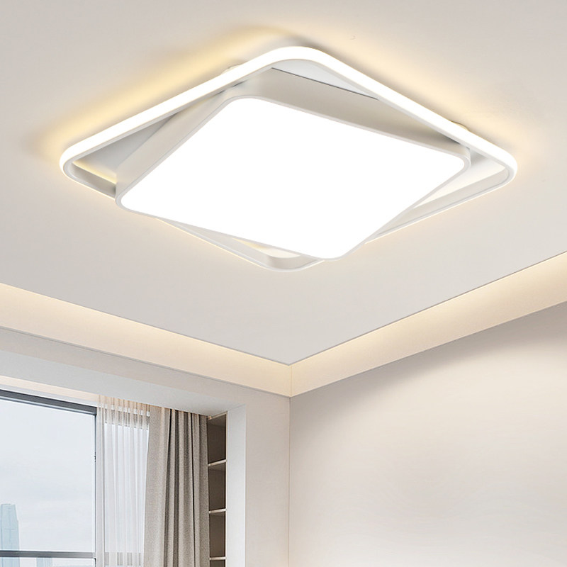 客厅主灯现代简约大气家用新款卧室吸顶大灯餐厅书房广东中山灯具