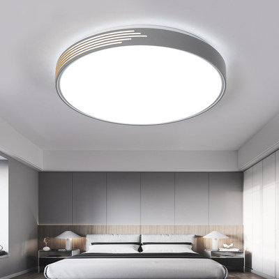 LED吸顶灯圆形温馨卧室现代简约