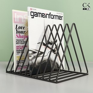钢琴上方书架置物架简易桌上台面铁艺书立式收纳架儿童绘本架桌面