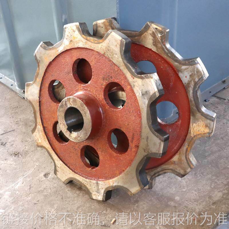 厂家供应板链式输送机头尾链轮 提升机配件链轮 fu200刮板机链轮