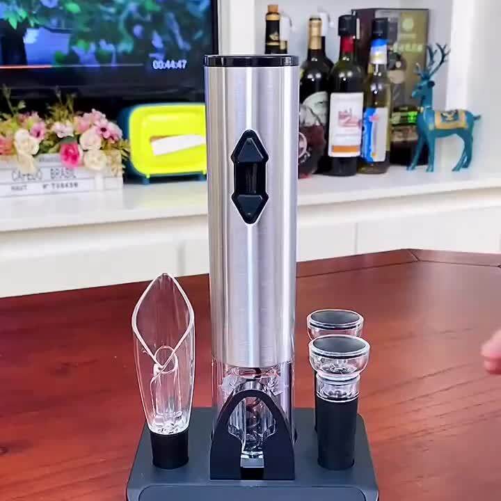 红酒电动开瓶器葡萄酒木