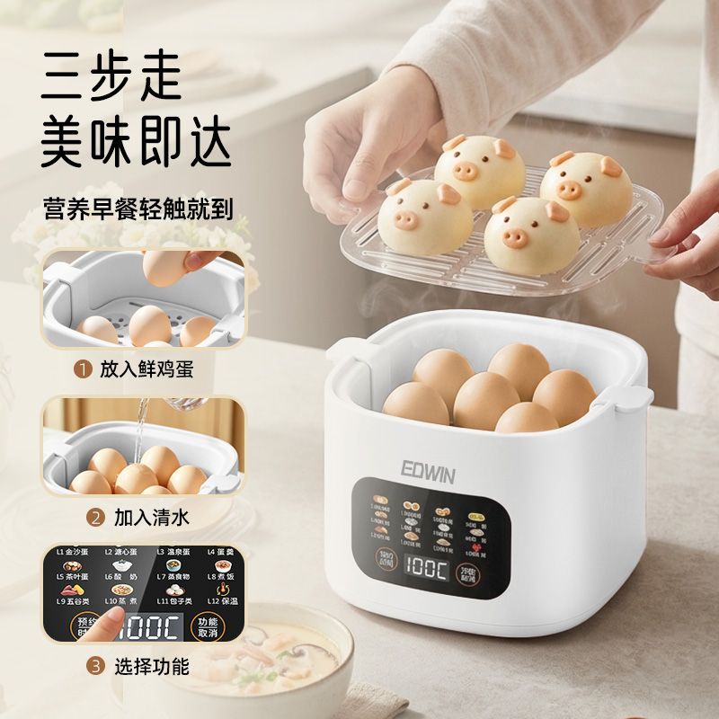 煮蛋器蒸家用多功能自动