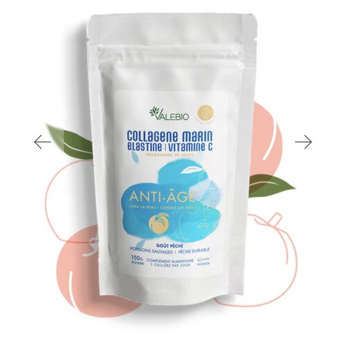 法国版Valebio Collagène Marin 海洋胶原蛋白 抗zhou150g