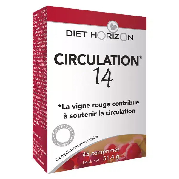 法国版Diet Horizon促腿部代谢旨肪 解水肿轻盈腿部 14种植物45粒