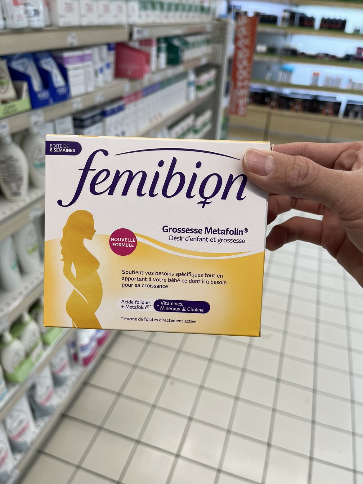 法国本土版Femibion 孕前和孕初期专用叶酸及维生素