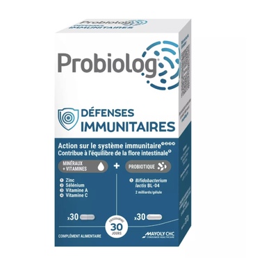 法国本土版Probiolog IMMUNITY免疫防御益生菌胶囊维生素肠道60粒