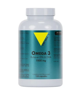 法国本土版VITALL+ Omg3威特天然冷海野生鱼鱼肝油120粒/240粒