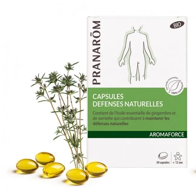 法国本土版pranarom普罗芳全面免疫力精油胶囊30粒免疫力