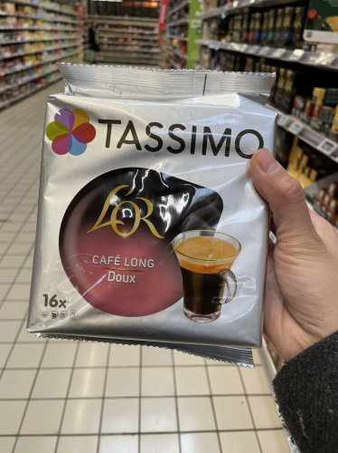 法国本土版Tassimo咖啡机Cafe long doux咖啡胶囊16杯