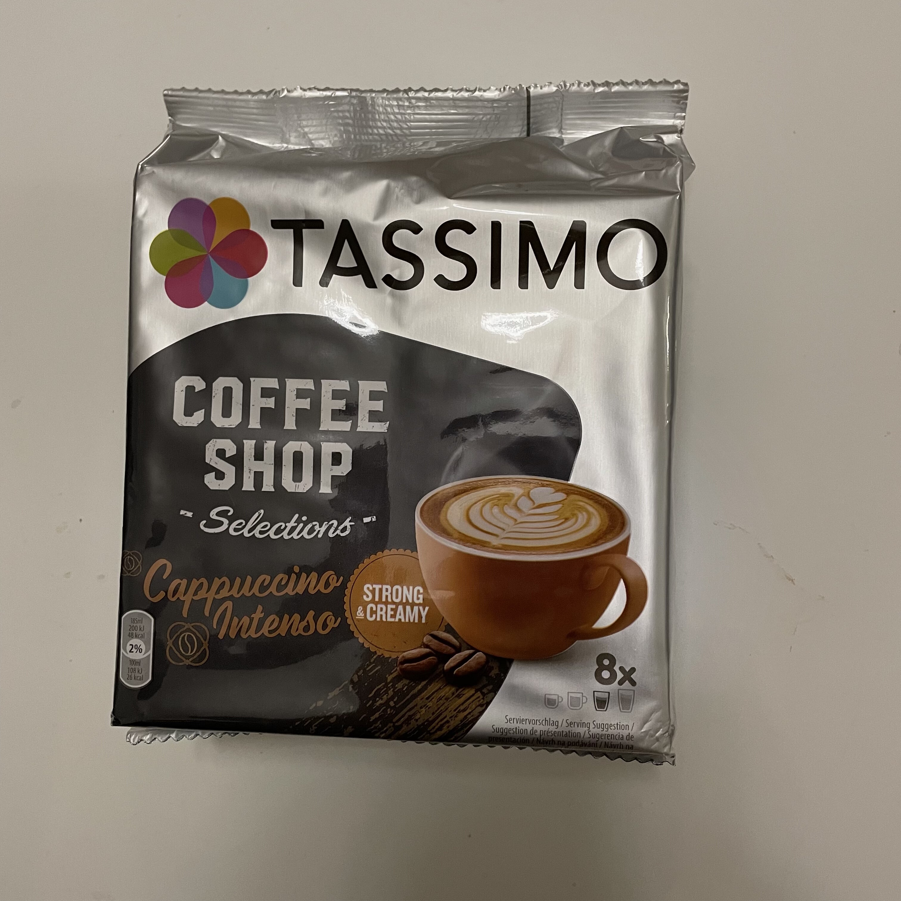 法国本土版Tassimo coffee shop胶囊咖啡卡布奇诺浓缩 浓浓奶香味