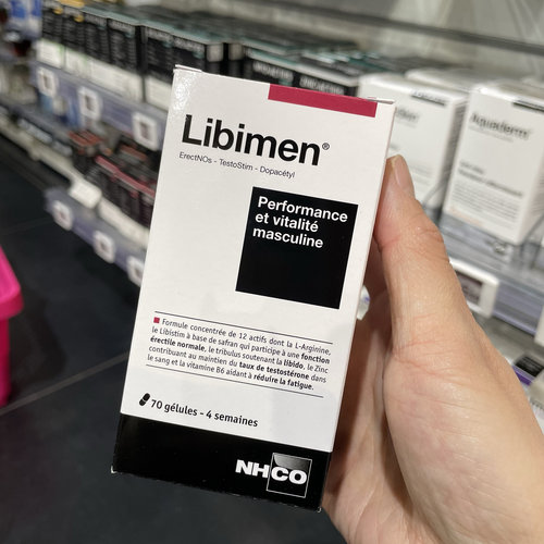 法国NHCO Libimen藏红花蒺藜精氨酸胶囊70粒