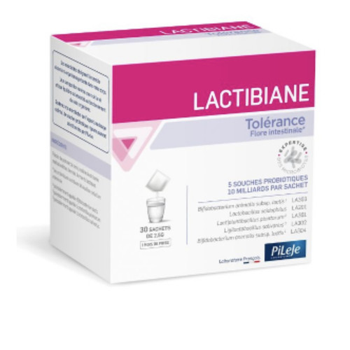 法国本土版Pileje Lactibiane肠胃益生菌腹部痉挛或腹胀30袋