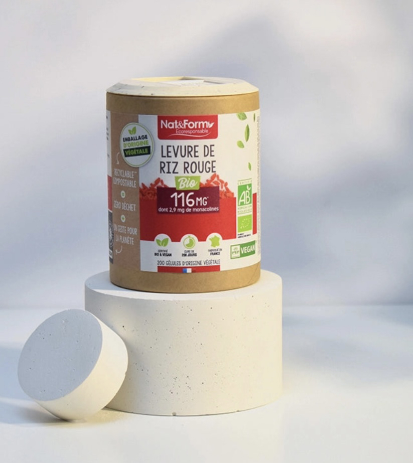 法国本土版Nat form 红曲米胶囊200粒