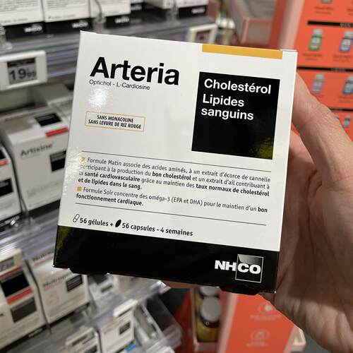 法国本土版Nhco ARTERIA维持胆固醇和血脂健康促进脂质代谢