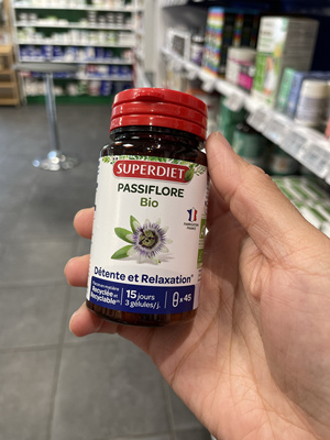 法国本土版SUPERDIET passiflore 缓解压力放松45粒