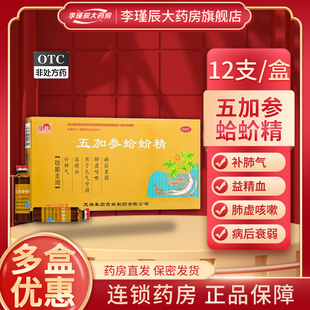 茂祥 五加参蛤蚧精 10ml*12/支补肺气益精血元气肺虚咳嗽病后衰弱