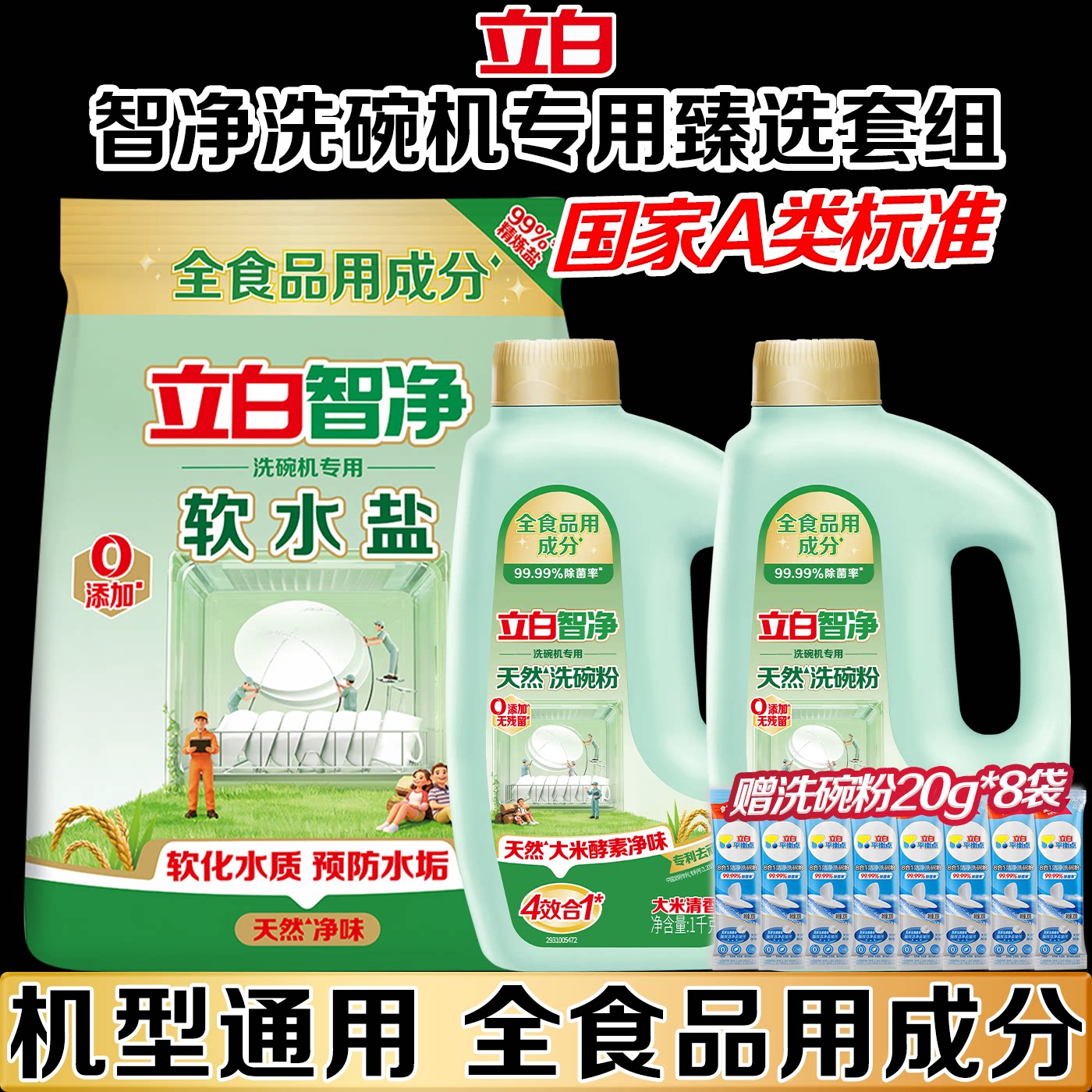 提亮餐具光泽，清洗过后干净通透