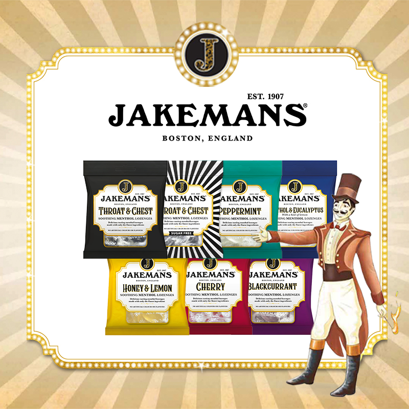 进口英国润喉糖JAKEMANS