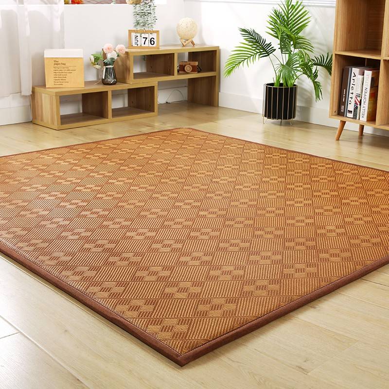 日垫式炕折席叠专83266地榻米床用凉舖席榻藤休席垫垫子客打厅地