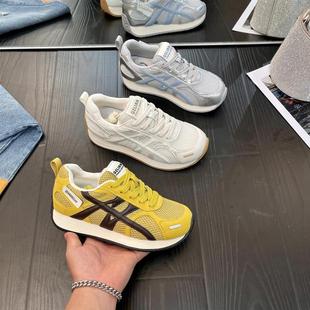 5757 千之恋现货欧若风增高4CM2025春夏休闲德训轻奢小众百搭女鞋