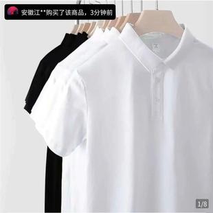 纯色百搭短袖 辉猛好物男装 夏季 男士 重磅纯棉T恤潮 气质商务POLO衫