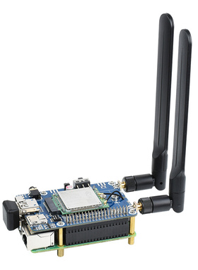 树莓派4G扩展板SIM7600G-H M.2 全球通GNSS 4G物联网通信上网模块