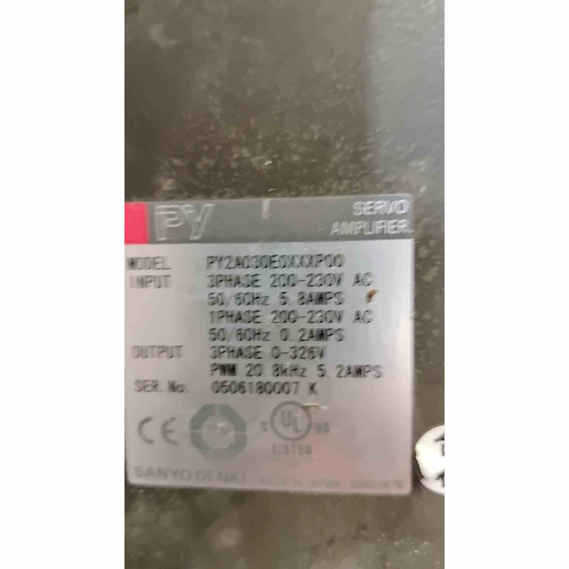 PY2A030E0XXXP00，PY2A030A2，山洋驱动，不是实价