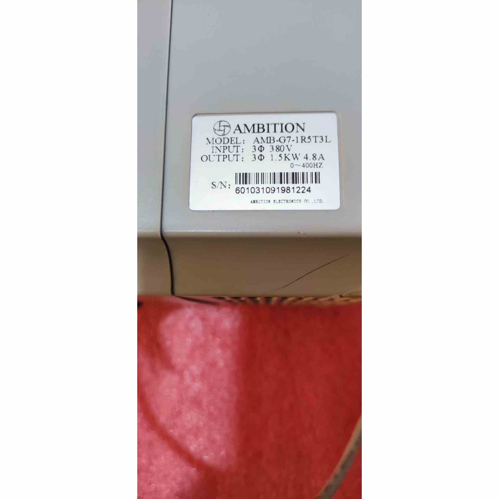 拆机安邦信变频器 AMB-G7-1R5T3L 1.5，不是实价