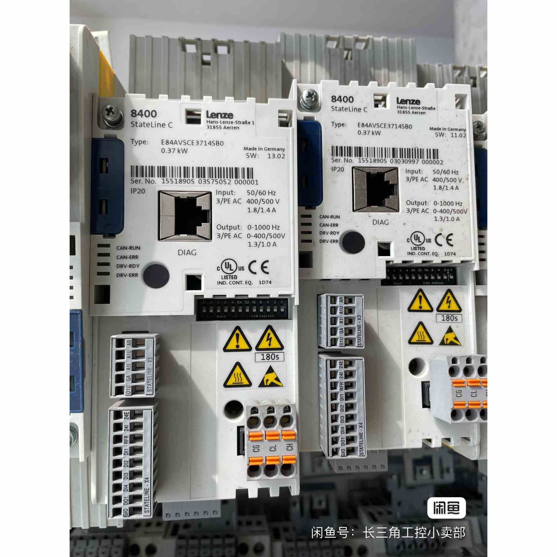 伦茨变频器 e84avsce3714sb0 功能正常，链，不是实价