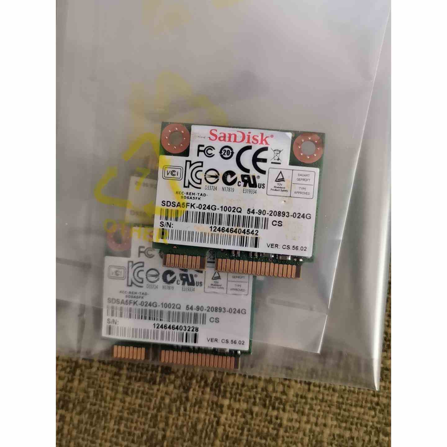 闪迪 mSATA sata3 24G mlc SSD,不是实价