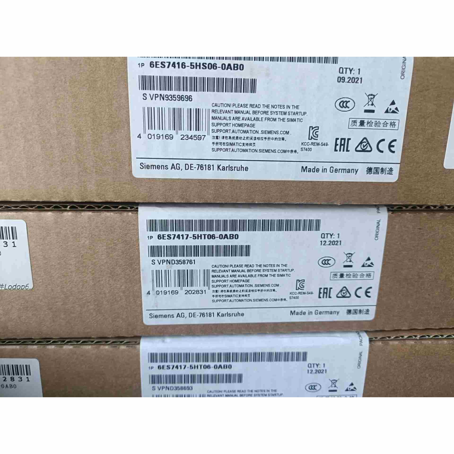 CPU417主机 6ES7417-5HT06-0AB0，不是实价
